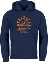 Neverless kapucnis pulóver sas motívummal (Extra méretben is)