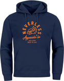 Neverless kapucnis pulóver sas motívummal (Extra méretben is)