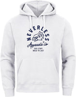 Neverless kapucnis pulóver sas motívummal (Extra méretben is)